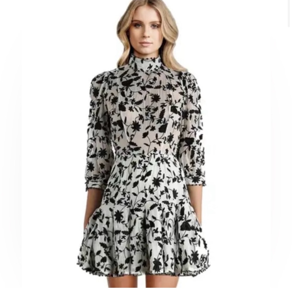 Zimmermann Master Embroidered Tuck Dress